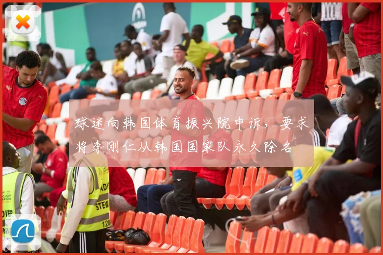 球迷向韩国体育振兴院申诉，要求将李刚仁从韩国国家队永久除名
